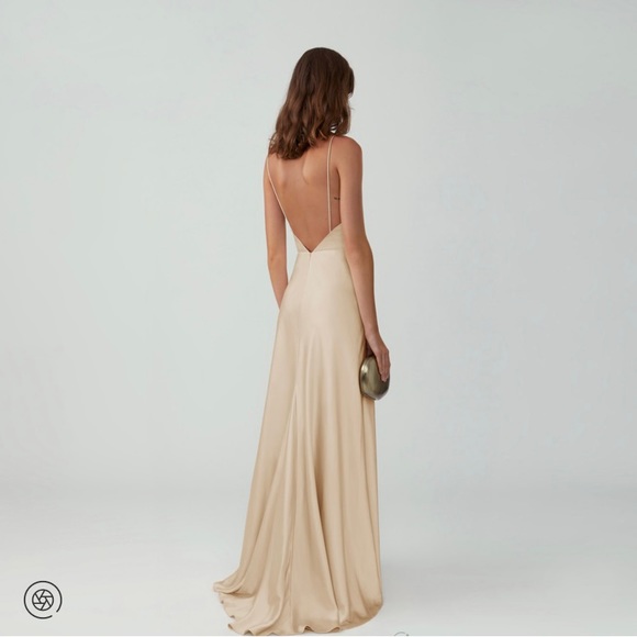 Fame and Partners Strappy Draped Gown - Picture 3 of 7